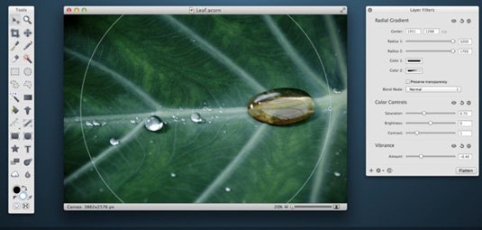 Acorn photo editor software