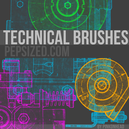 free Photoshop brushes: technical