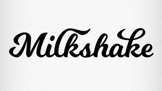 Free script font: Milkshake