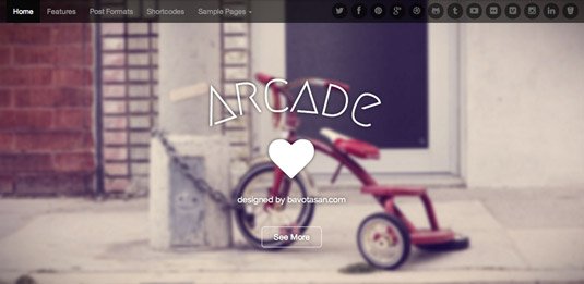 Free Wordpress themes - Arcade