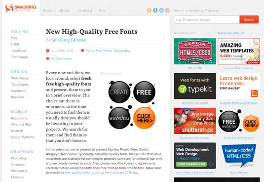 Download fonts: Smashing