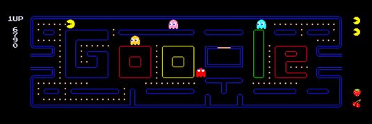Pac Man game screen