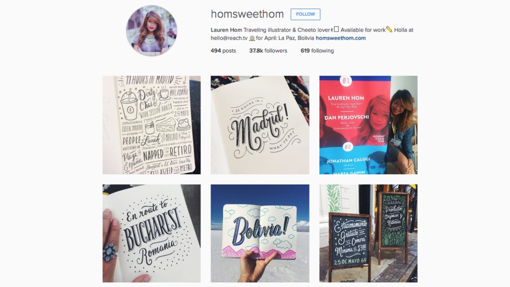 Graphic designers to follow on Instagram: Lauren Hom