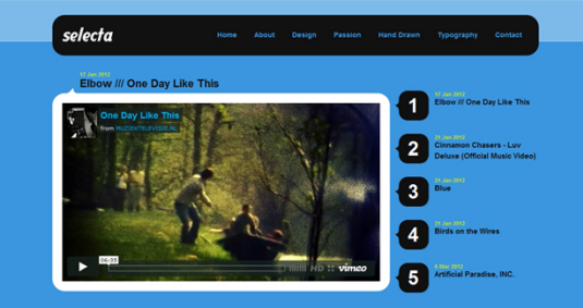 Free Drupal theme: Selecta