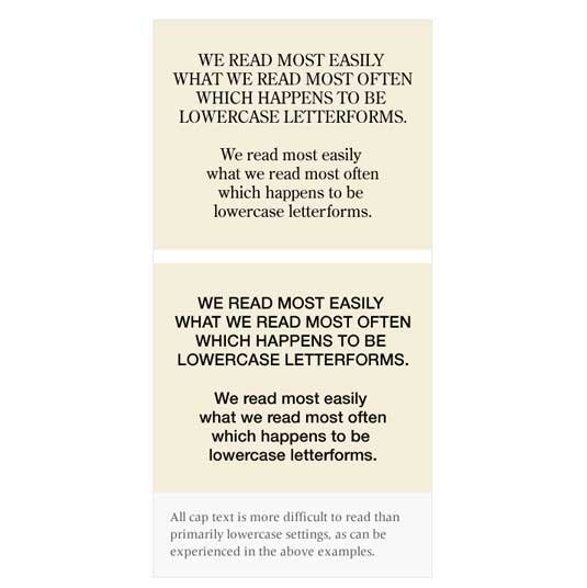 10 commandments of typography