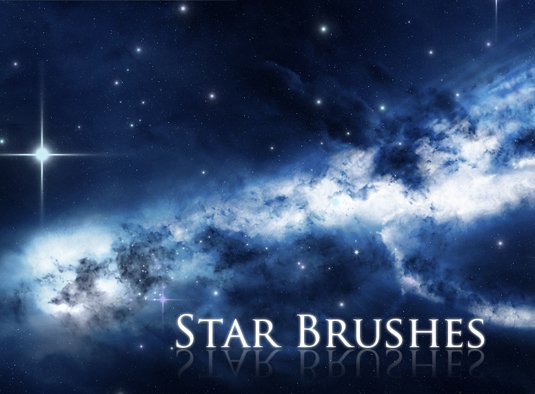 Free Photoshop brushes: star brushes