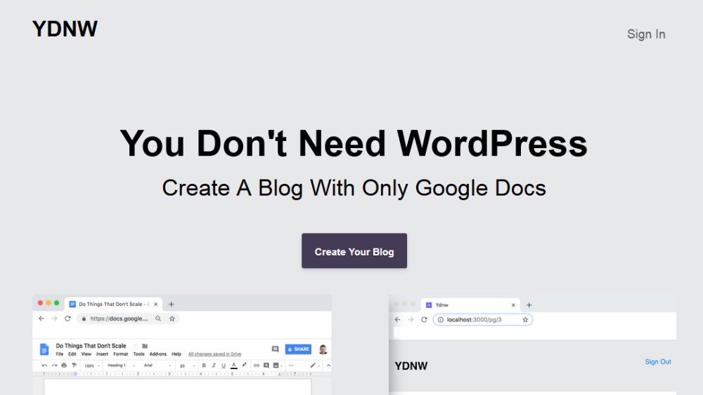 You don't need WordPress