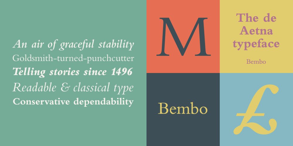 Bembo font