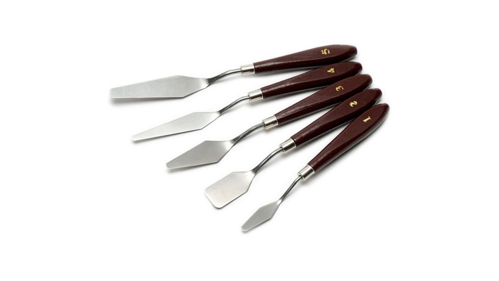 Art supplies: MEEDEN 5-Piece Palette Knife Set