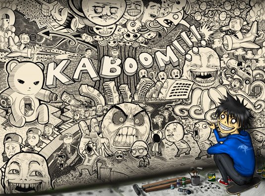 50 great examples of doodle art