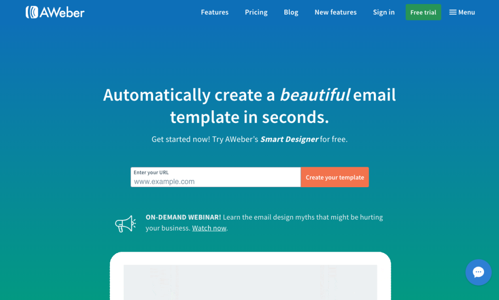 Email newsletter tool