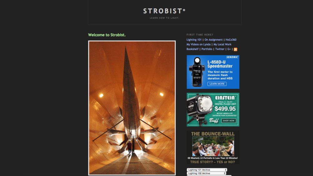 Best photography websites: Strobist