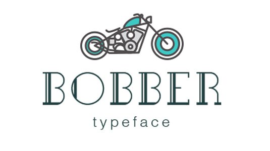 Free retro fonts: Bobber