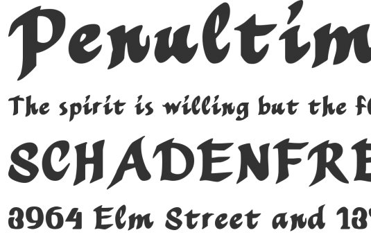 Free brush fonts: Mothproof Script