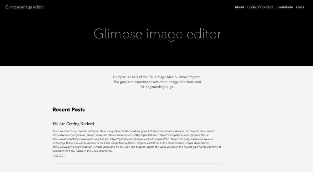 Glimpse homepage