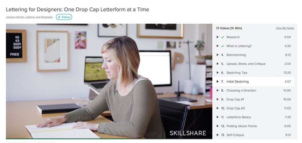 Skillshare website