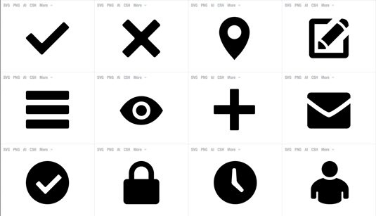 Free icons confinder