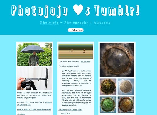 Tumblr blogs for designers Photojojo