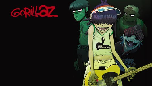 Band logo designs - Gorillaz