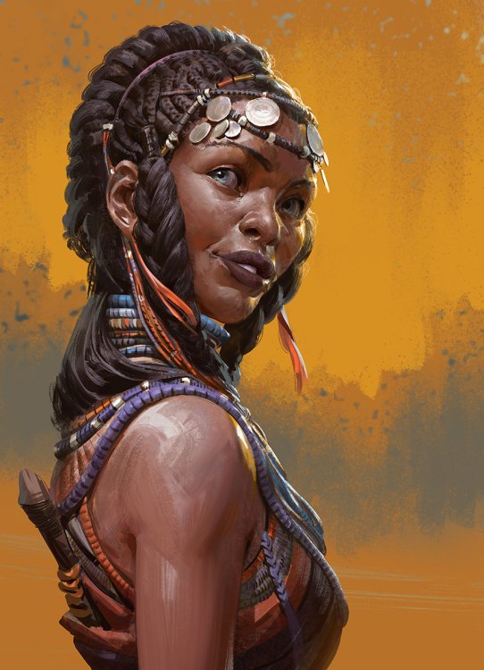 sketch of a woman