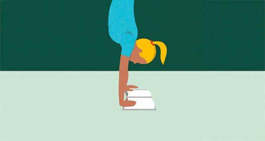 woman doing a handstand