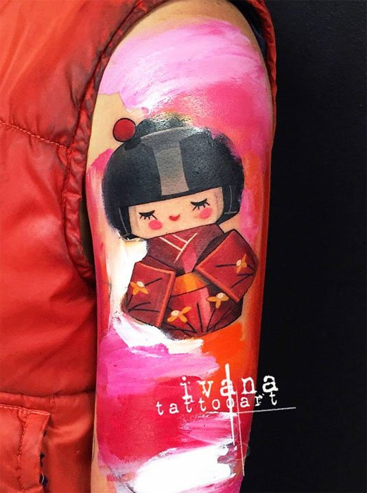 13 incredible examples of watercolor tattoo art: Ivana Tattoo