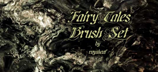 Free Photoshop brushes: fairy tales