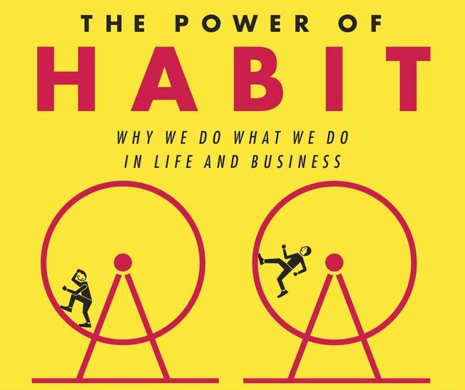 The Power of Habit yellow book cover