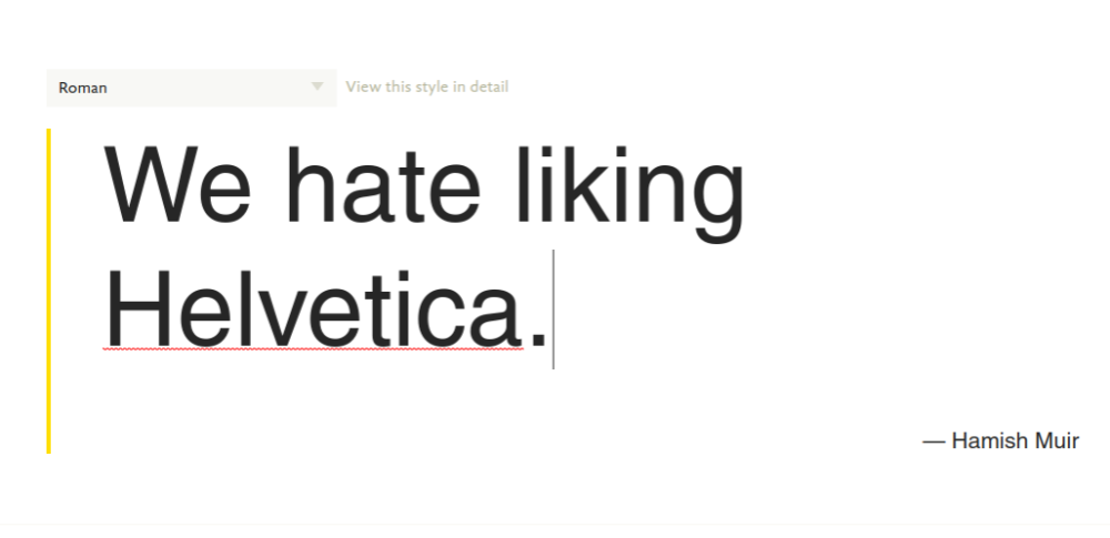 Helvetica World
