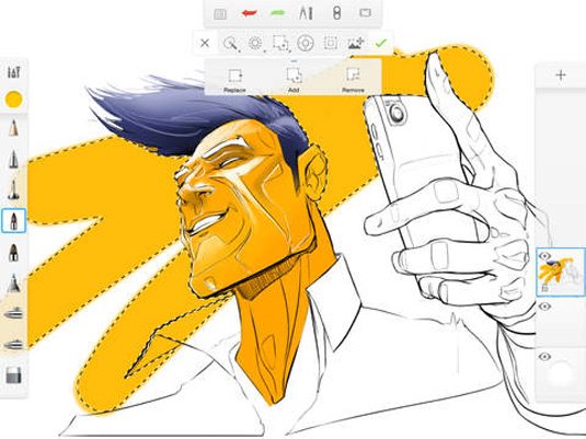 Drawing apps for ipad: SketchBook