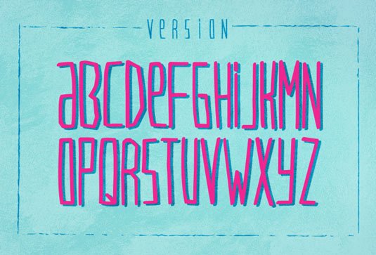 Free handwriting fonts: VersionType