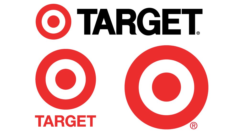 Target logo before and after