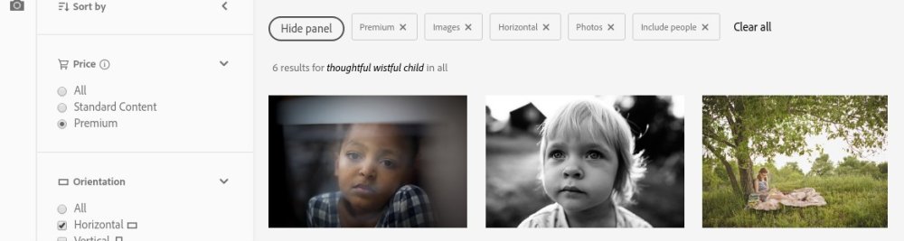 Search results for 'Wistful thoughtful child'