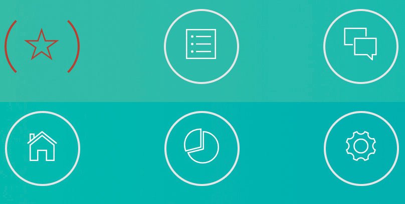 UI animations: icons