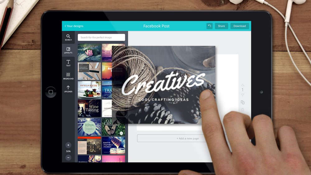 Canva iPad app