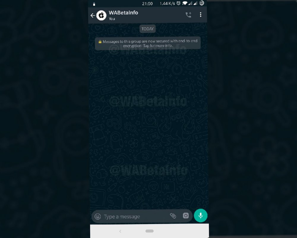 WhatsApp dark mode