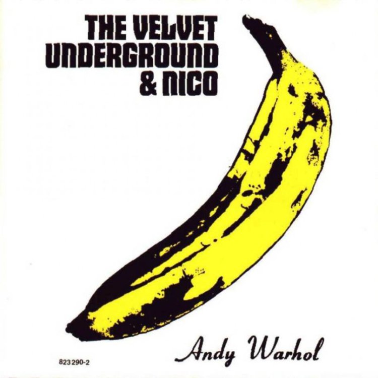 Album cover featuring banana on white background
