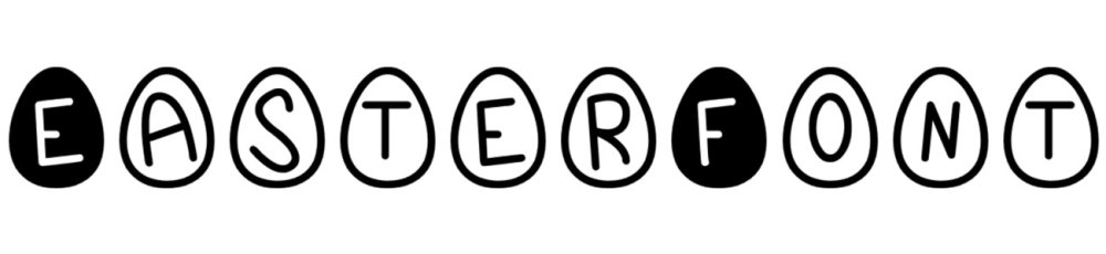 8 free Easter fonts: EasterFont