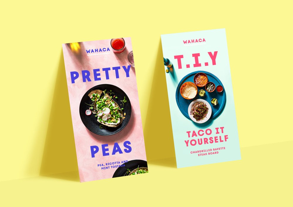 Wahaca menus