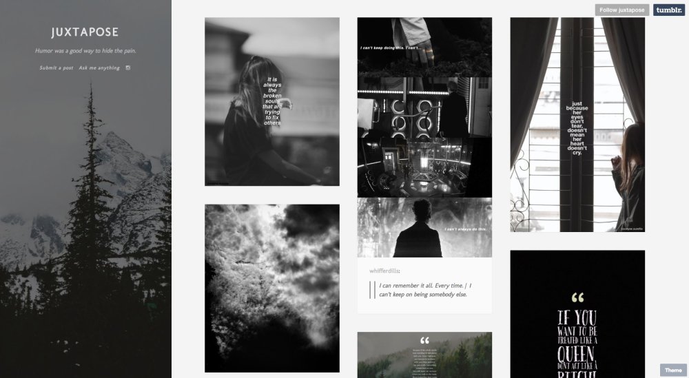 tumblr blogs for designers: Juxtaposed