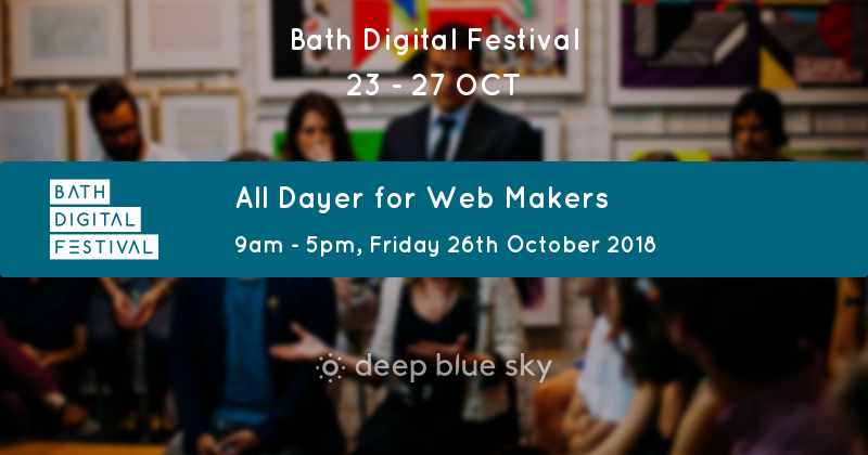 All dayer for web makers flyer