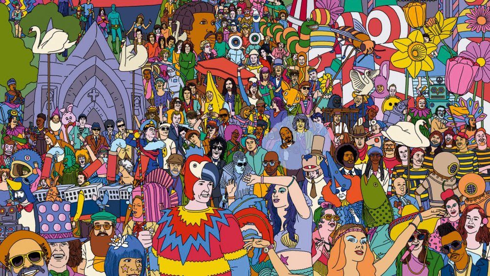 Artwork for Where's My Welly?: The World's Greatest Music Festival Challenge, illustrated by Jim Stoten