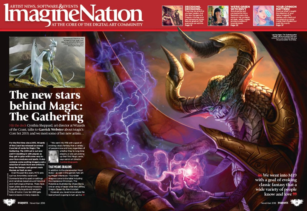 Magic: The Gathering feature spread