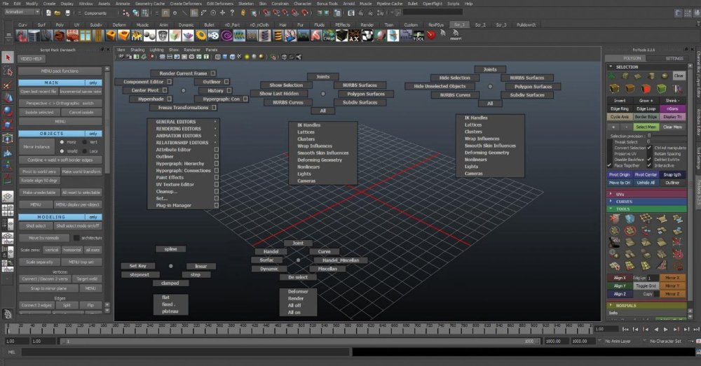 Author's custom UI in Maya