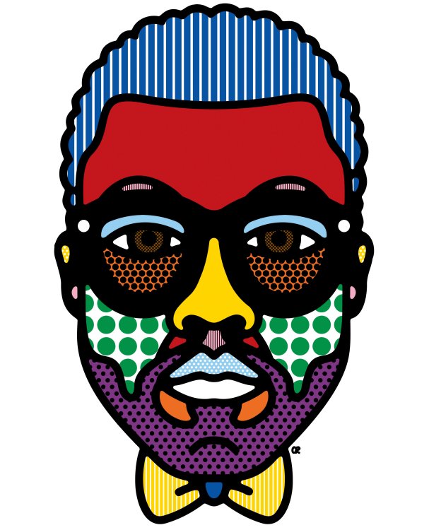 Craig & Karl's portrait of Kanye West