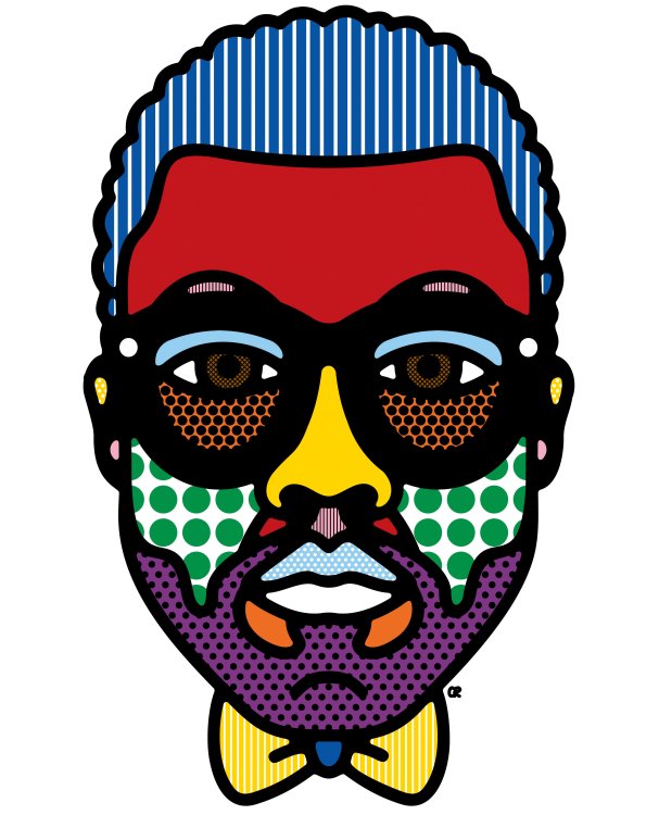 Craig & Karl's portrait of Kanye West