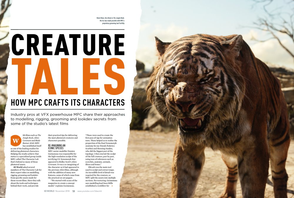 creature tales spread in 3D World