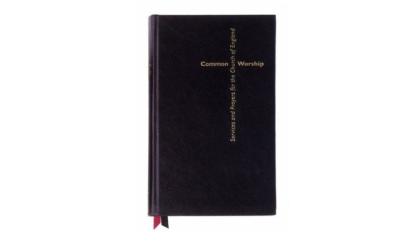 Book of Common Prayer with plain black cover