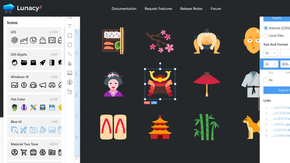 Best web design tools: Lunacy