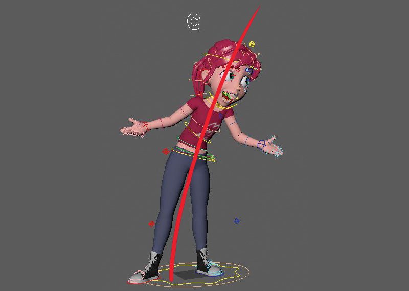 Easy posing techniques for 3D models: Go one way or the other